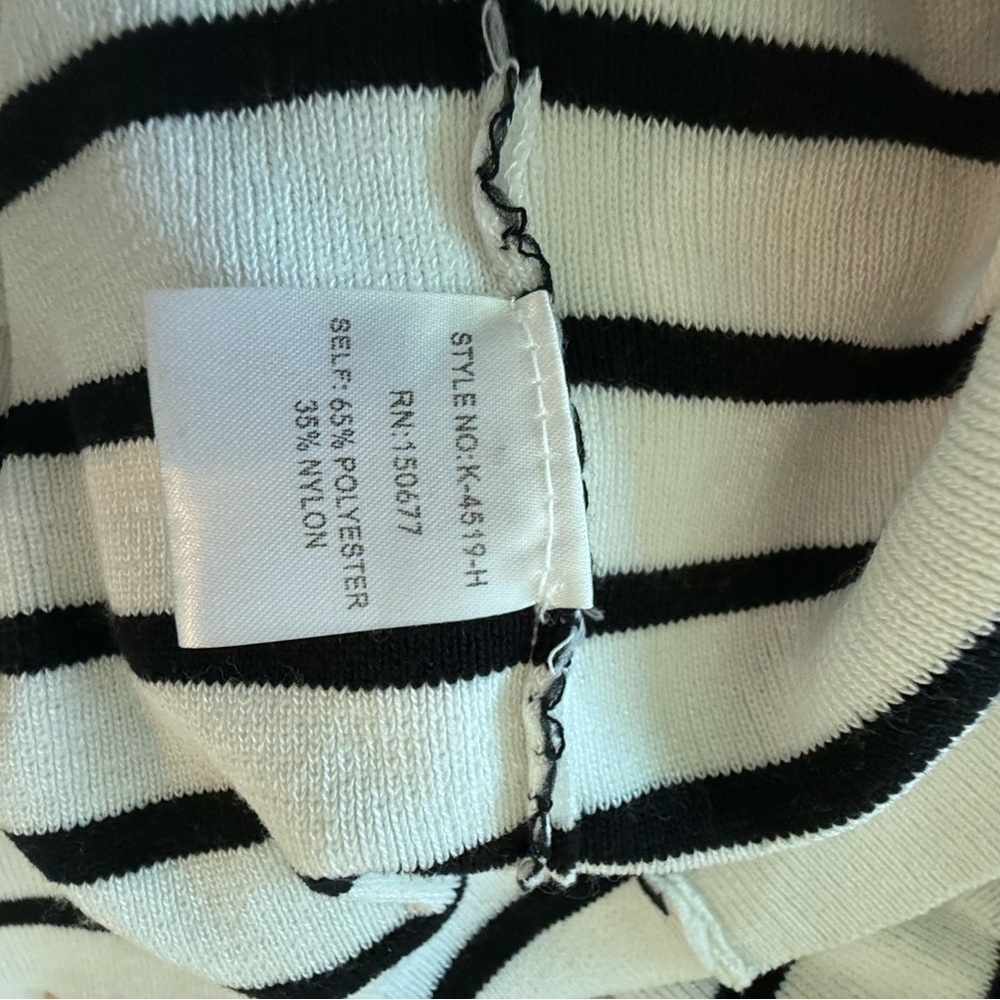 Strut & Bolt Striped Ruffle Sleeve Top - Picture 4 of 5